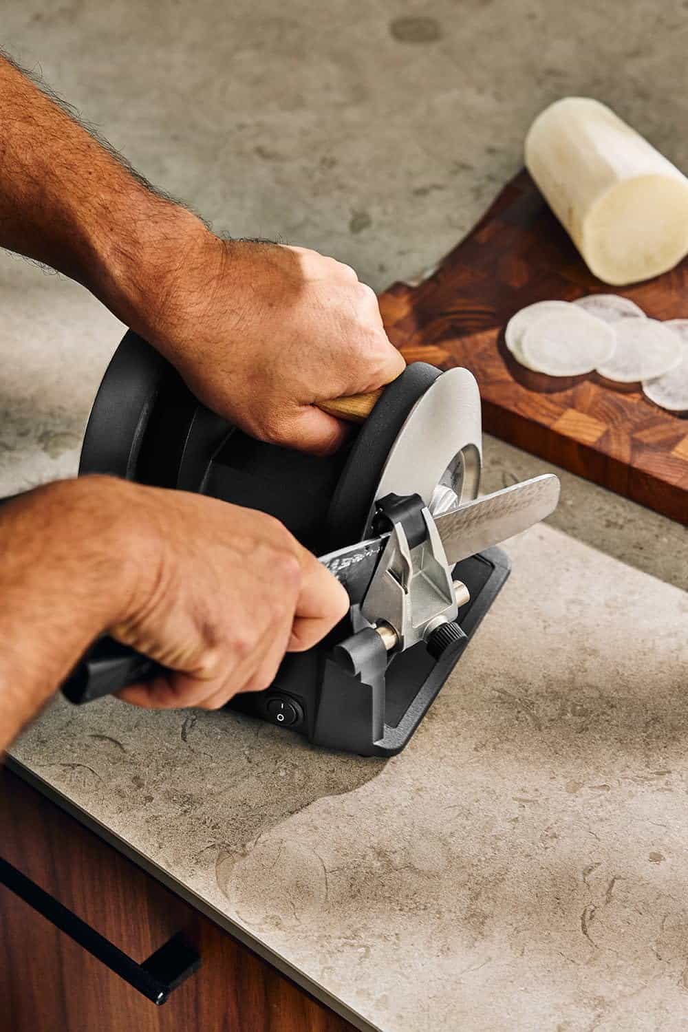 A Knife Sharpener